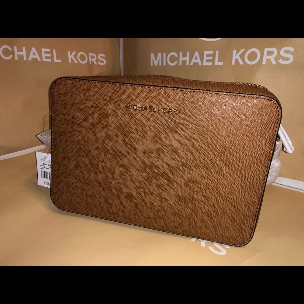 Brown Michael Kors Crossbody Purse (New w/ Tags)